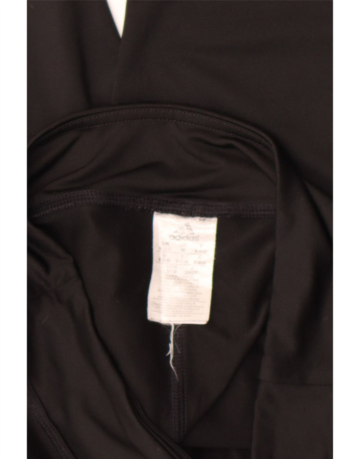 Adidas Damen Climalite Capri Leggings UK 12/14 Medium Schwarz Polyester