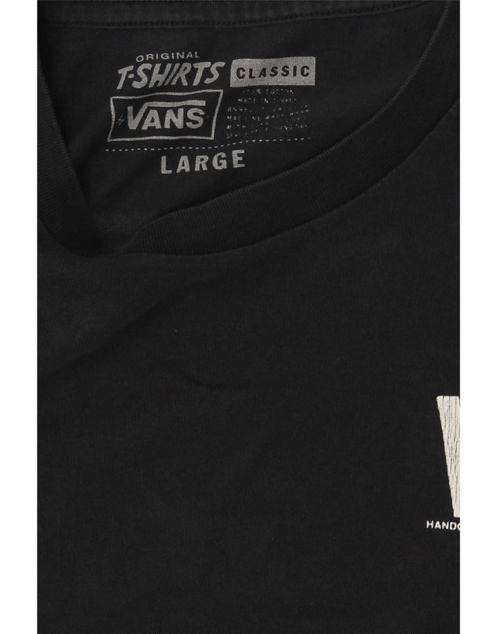 Vans Herren-T-Shirt mit Grafik, groß, marineblau, Baumwolle