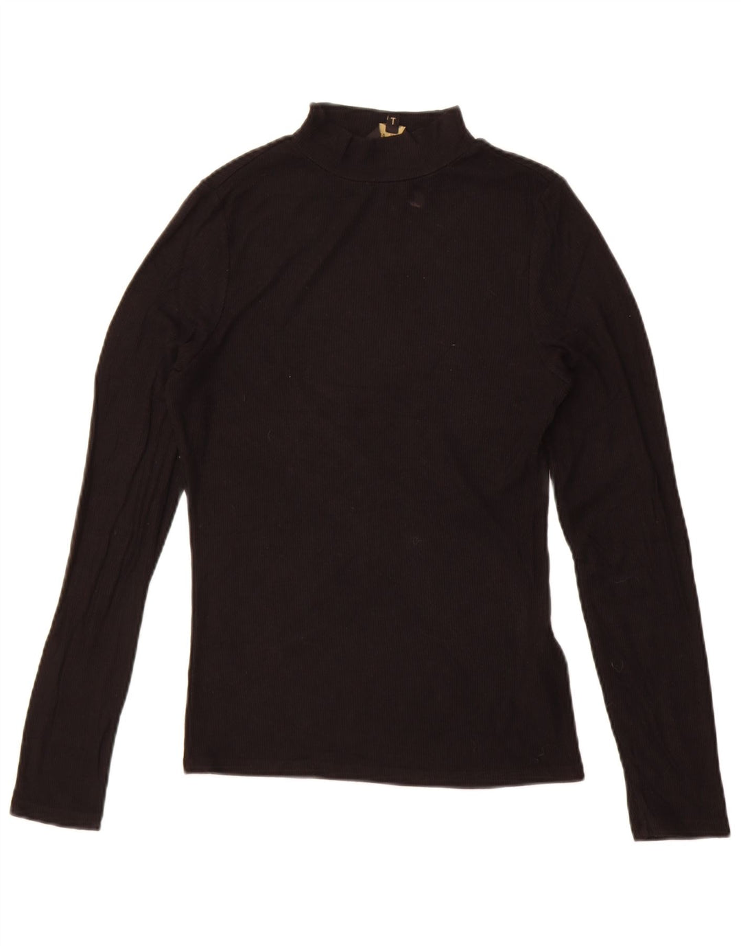 Ted Baker Damen-Top mit langen Ärmeln, Größe 2, S, schwarze Viskose