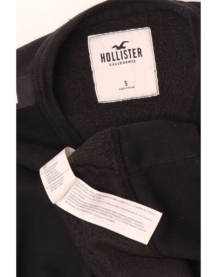Hollister Herren-Sweatshirt mit Grafik, Größe S, Schwarz, Farbblockdesign