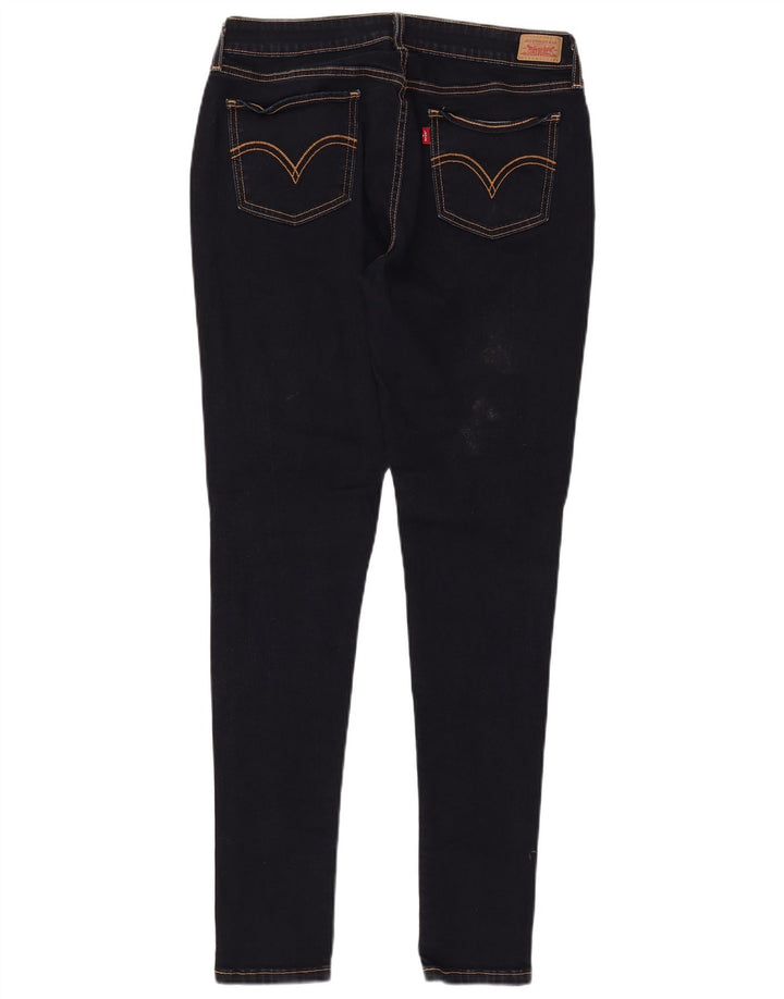 LEVI'S Damen 535 Legging Skinny Jeans W32 L31 Marineblaue Baumwolle