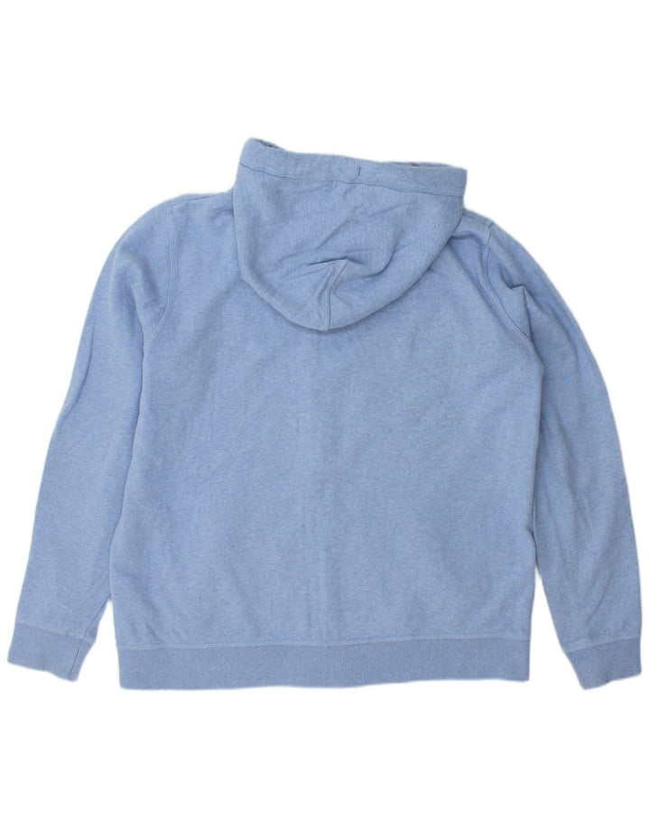 FAT FACE Damen-Kapuzenpullover mit Reißverschluss, UK 16, Größe L, Blau, Baumwolle