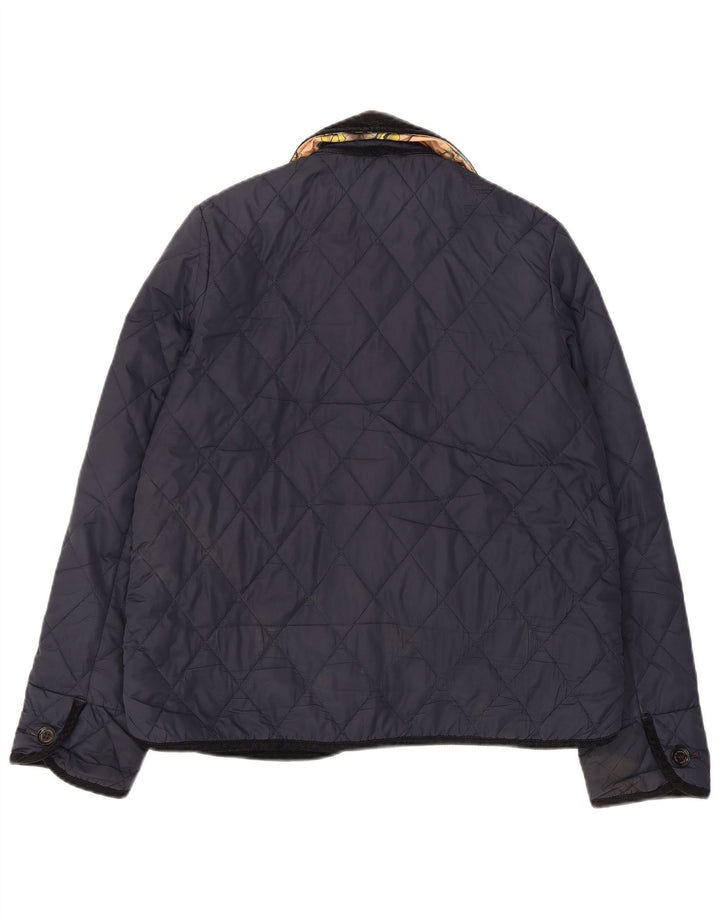 Barbour Damen Steppjacke UK 12 Medium Marineblau