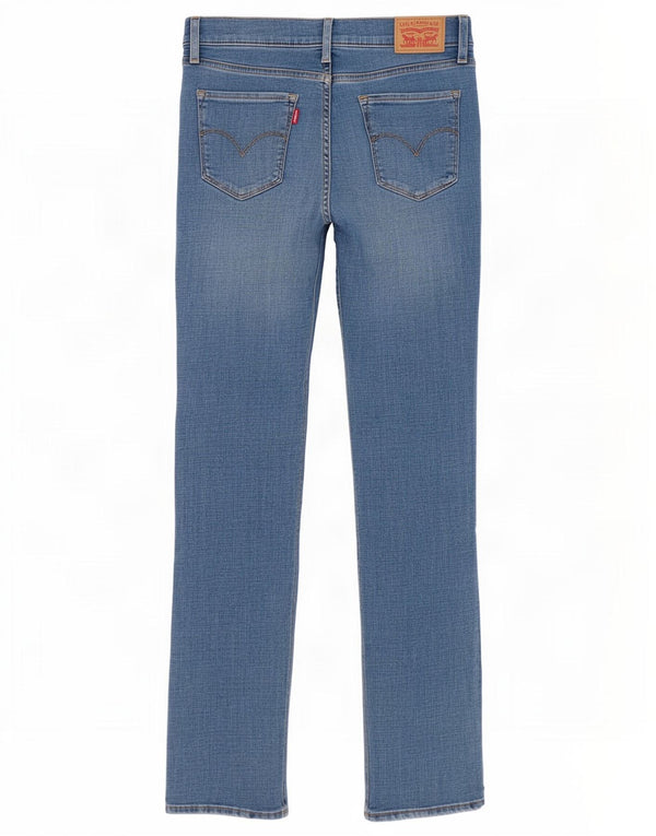 Levi's Damen Slim Jeans W28 L34 Blaue Baumwolle