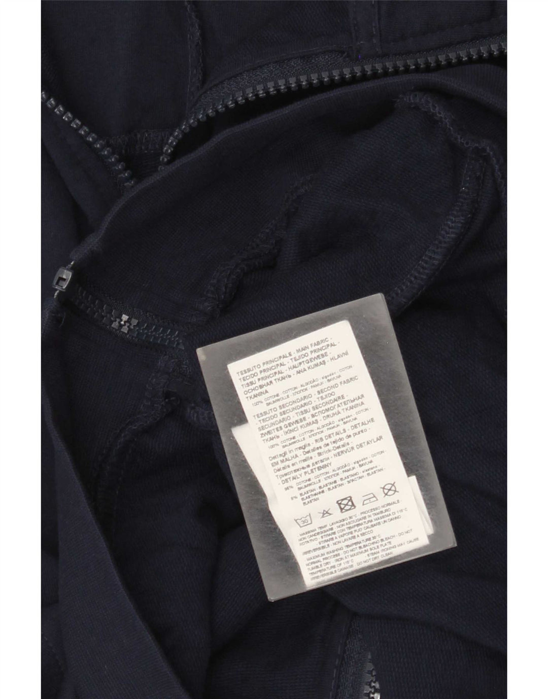Emporio Armani Herren-Trainingsanzug-Top-Jacke, mittelgroß, Marineblau