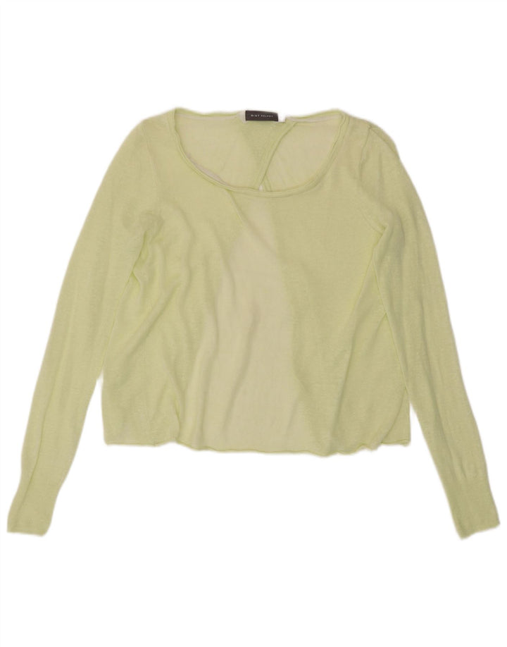 MINT VELVET Damen Top Langarm UK 8 Small Grün