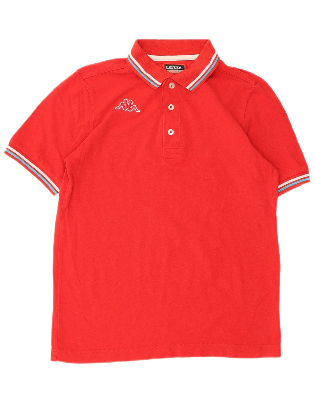 Kappa Herren Poloshirt Small Rot