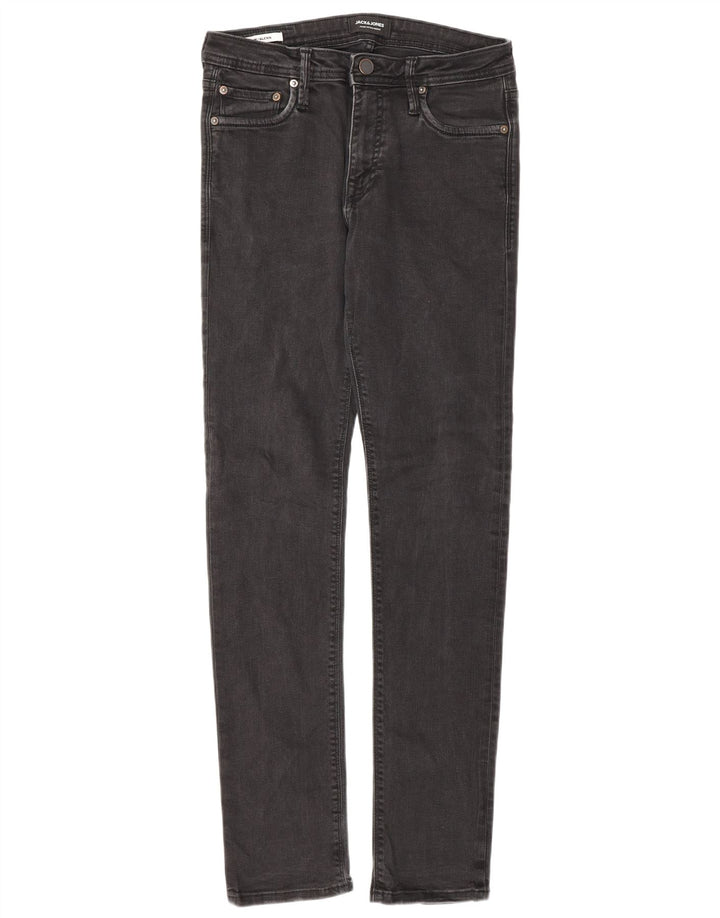 Jack & Jones Herren GLENN Slim Jeans W28 L32 Schwarz
