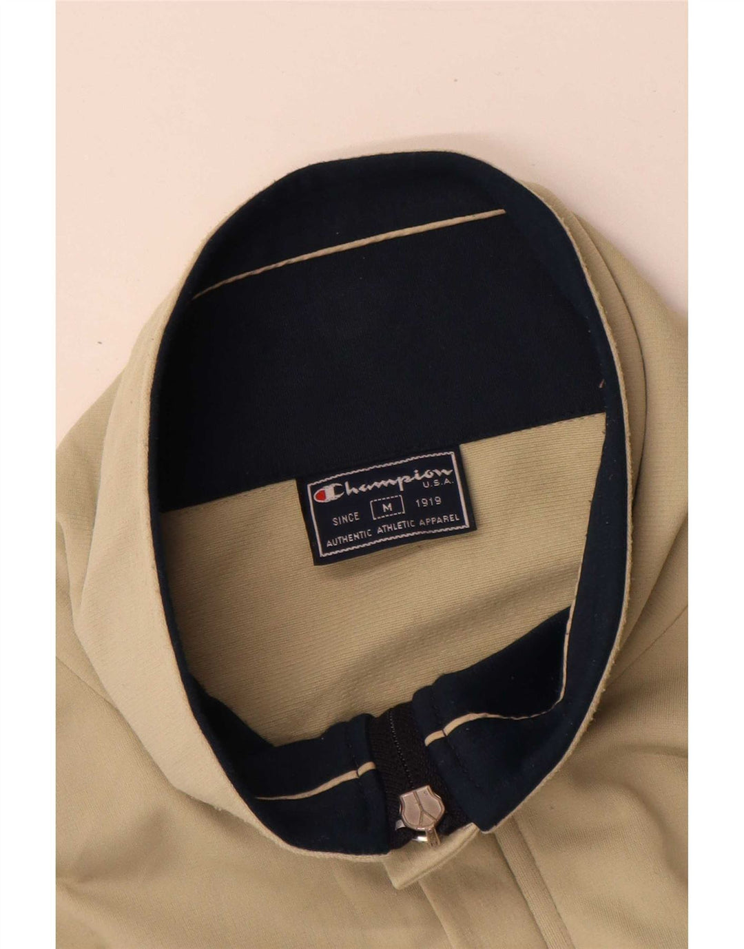 Champion Herren-Trainingsanzug-Oberjacke, Mittelbeige