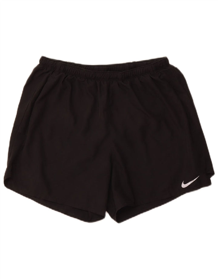 Nike Herren-Sportshorts, groß, aus schwarzem Polyester