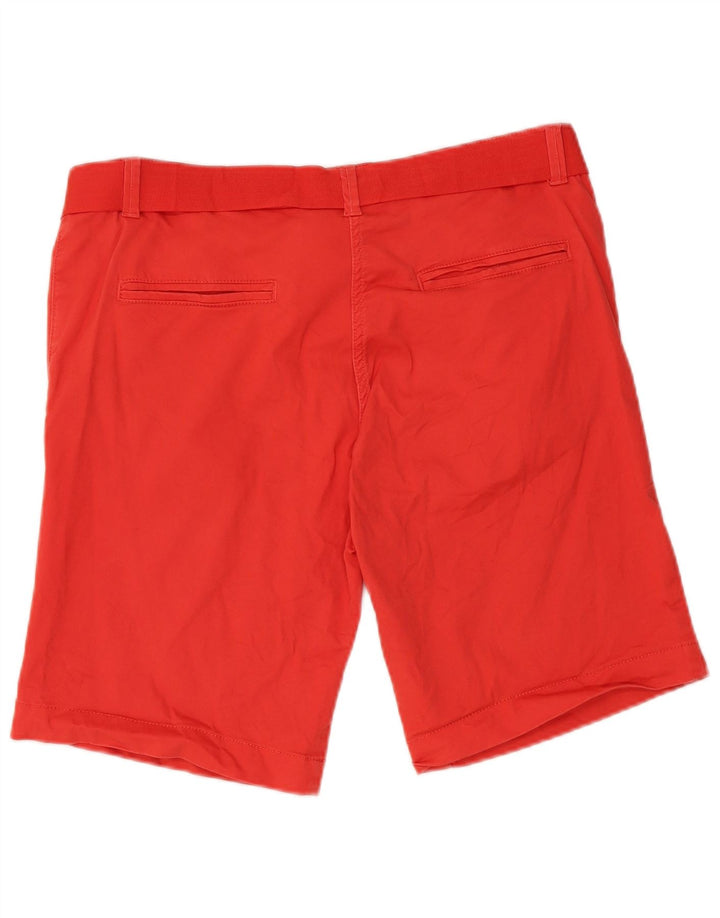 Dack's Damen-Chinoshorts mit normaler Passform, IT 46, Größe L W34, rote Baumwolle