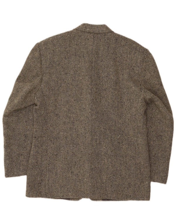 Oakwood Herren-Blazer mit 3 Knöpfen, UK 40, große graue Wolle