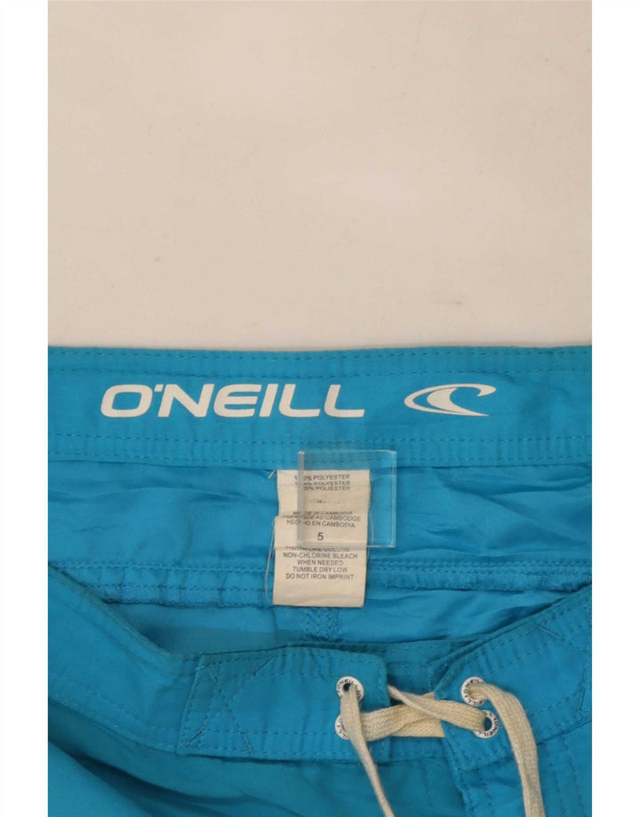 O'Neill Damen Badeshorts mit Grafik, US 5 Small, Blau, Polyester