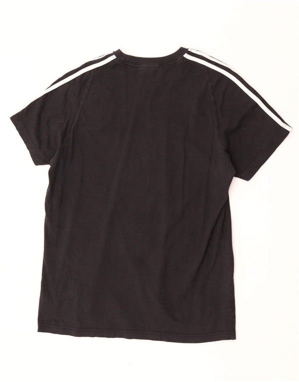 Adidas Herren T-Shirt Top Large Schwarz Baumwolle