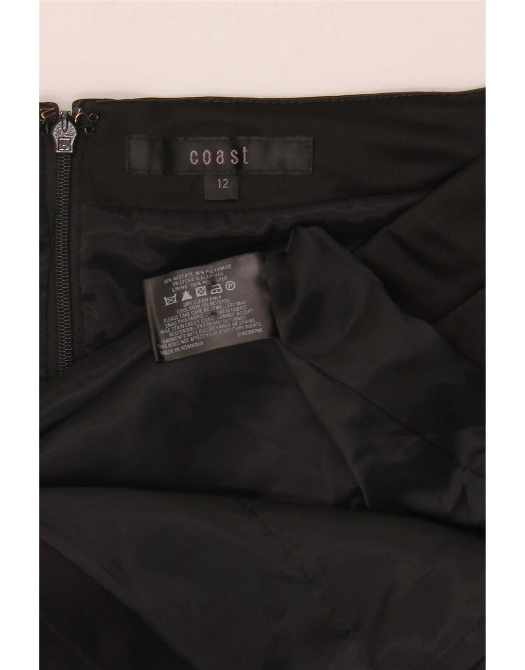 Schulterfreies Etuikleid für Damen von Coast, UK 12, Mittelschwarz, Acetat
