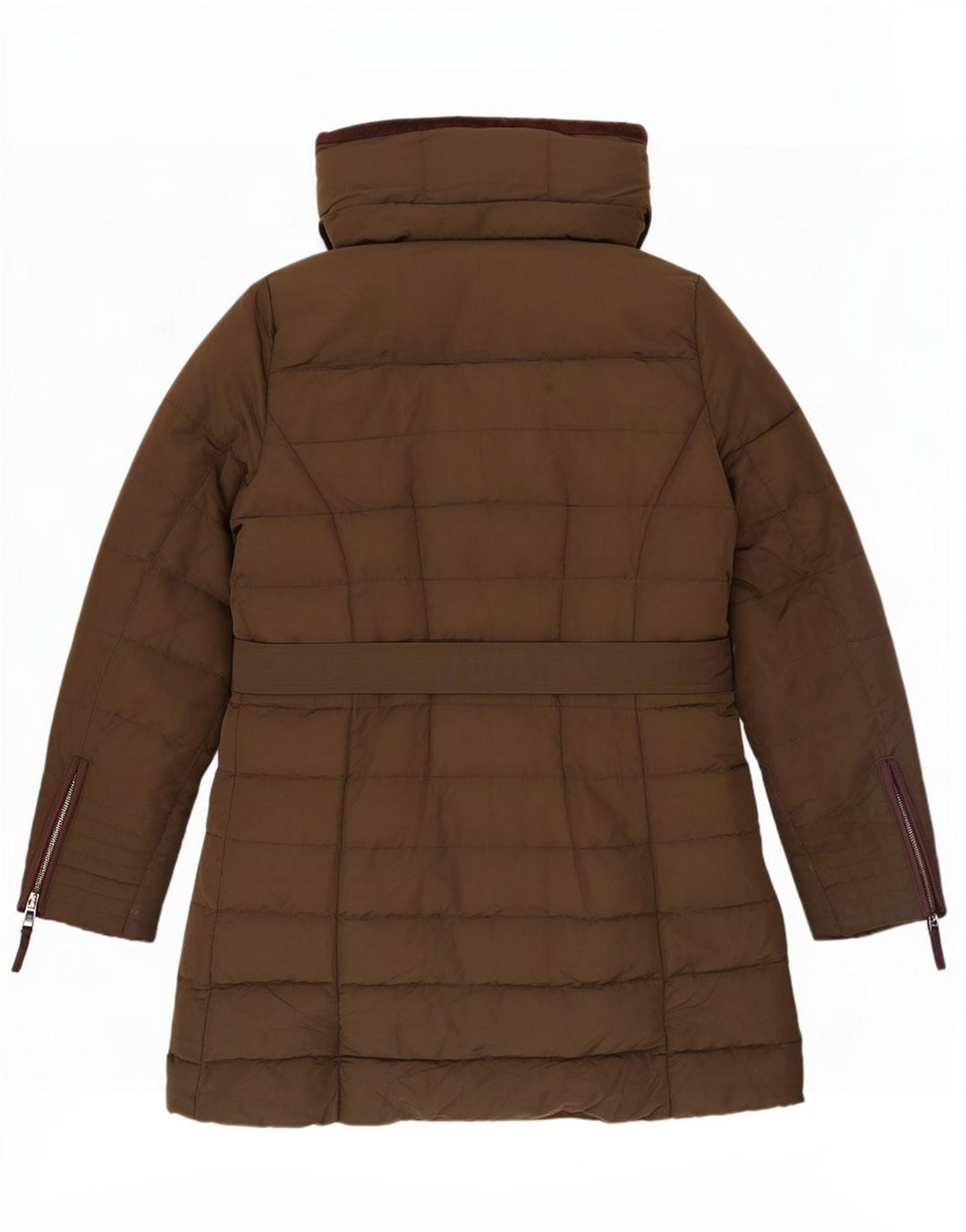 Zara Damen-Jacke mit Kapuze, gepolstert, UK 18, XL, Khaki, Polyester