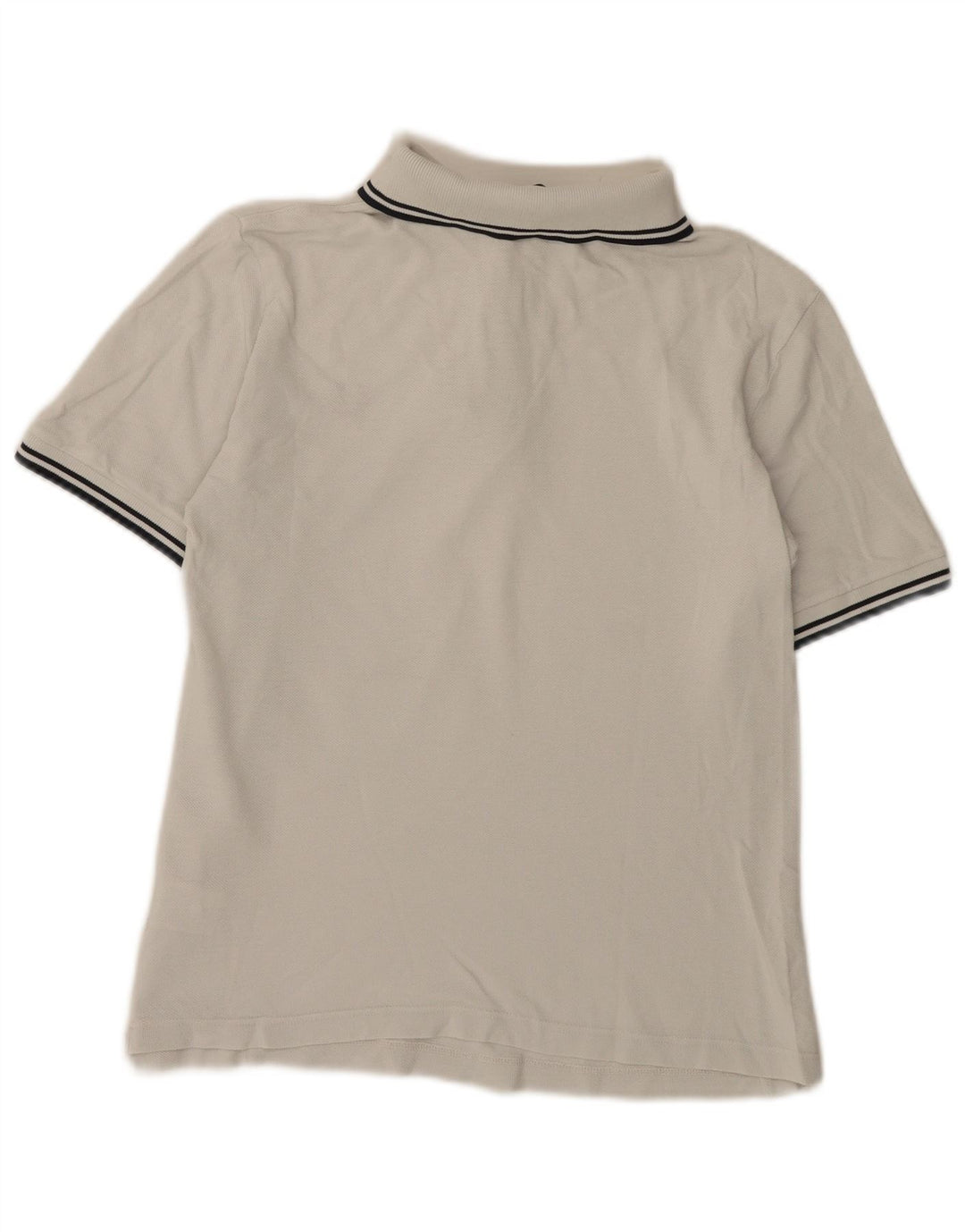 Fred Perry Herren-Poloshirt, klein, weiß gestreift, Baumwolle