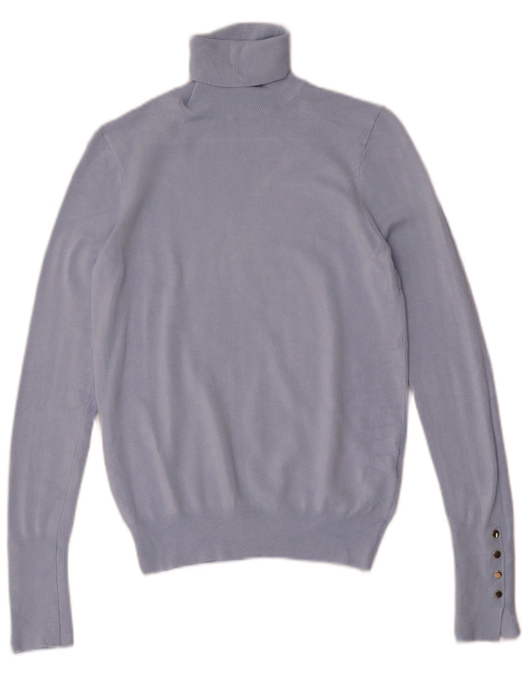 Rollkragenpullover für Damen von Zara, Gr. 10, Größe S, blau, Viskose