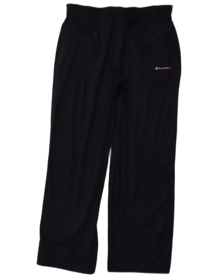 CHAMPION Mens Tracksuit Trousers XL  Navy Blue Polyester