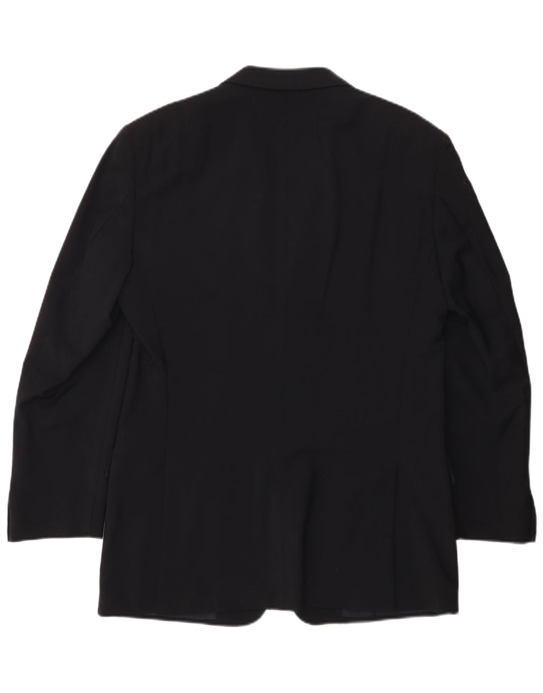 Valentino Herren-Blazer mit 3 Knöpfen, IT 50, große marineblaue Wolle