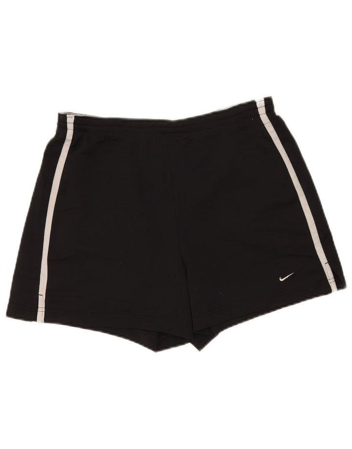 Nike Damen Sportshorts US 8/10 Mittelschwarzes Polyester