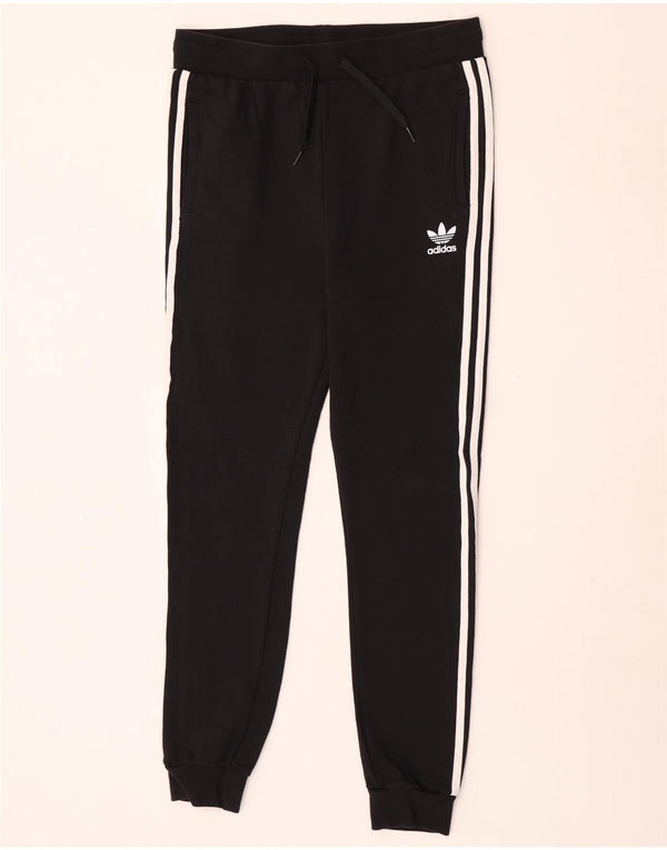 Adidas Jungen-Trainingshose, Jogginghose, 14–15 Jahre, schwarze Baumwolle