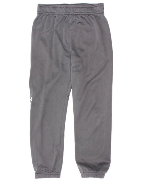 Under Armour Jungen-Trainingshose mit grafischem Muster, Grau, 5–6 Jahre