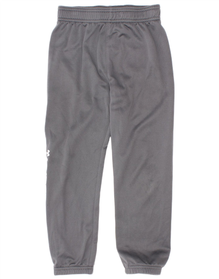 Under Armour Jungen-Trainingshose mit grafischem Muster, Grau, 5–6 Jahre