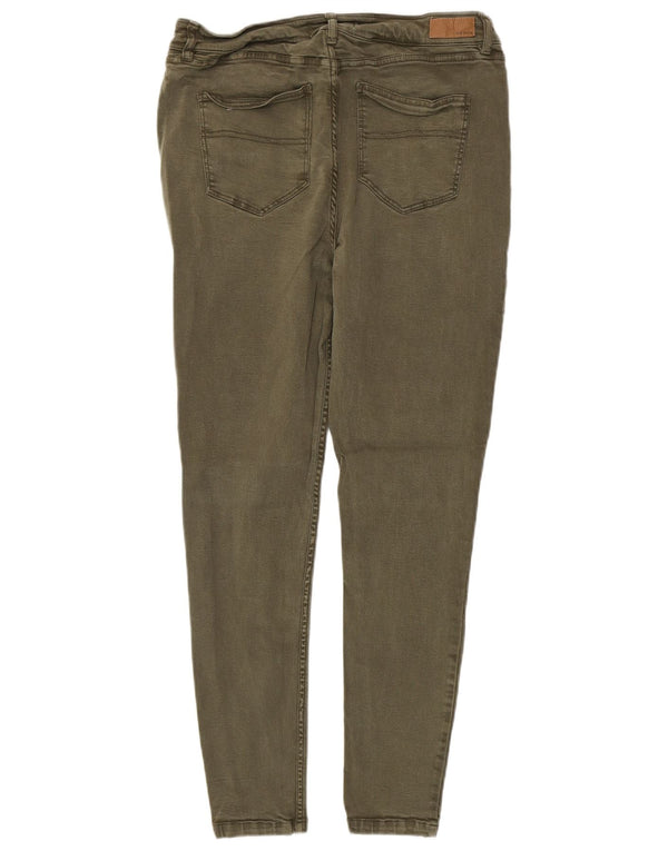 Fat Face Damen Harlow High Waist Jegging Jeans UK 14 Large W34 L28 Khaki