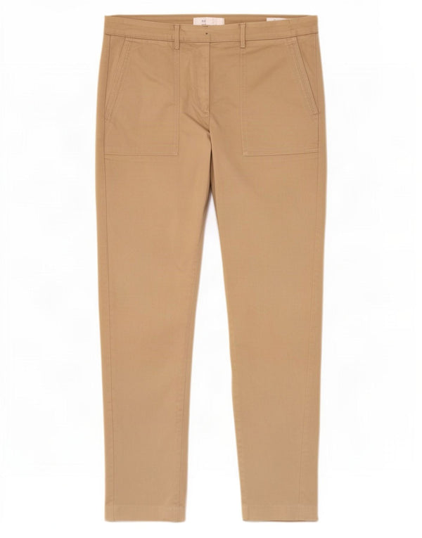 Marks & Spencer Slim Chino-Hose für Damen, UK 12, M, W30, L27, Beige