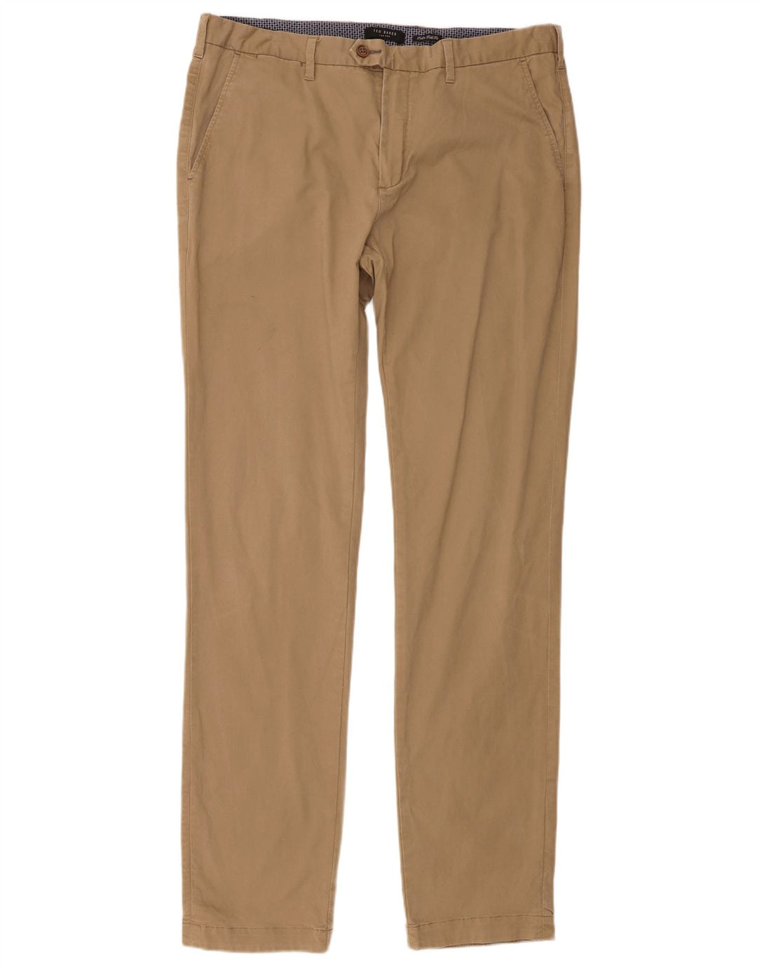 Gerade Chino-Hose für Herren von Ted Baker, W36, L36, Beige, Baumwolle