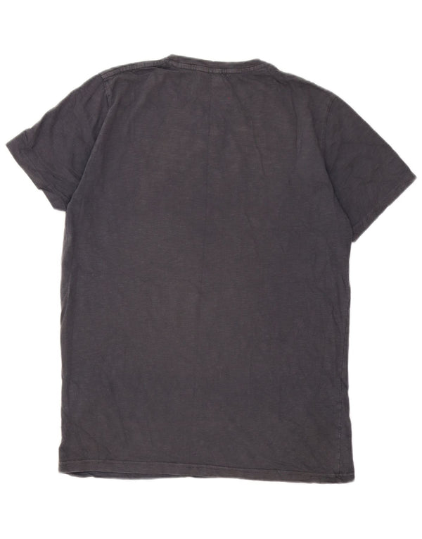 Jack & Jones Herren-T-Shirt mit normaler Passform, Grafik, Größe L, Grau, Baumwolle