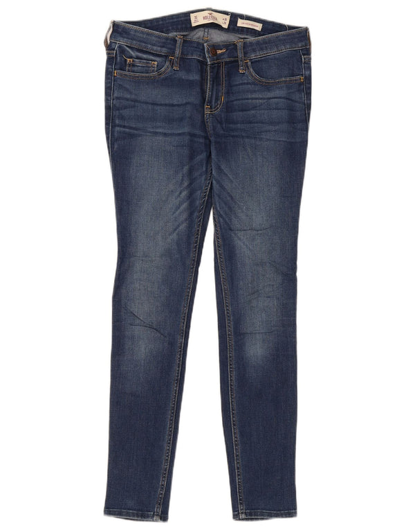 Hollister Womens Low Waist Super Skinny Jeans US 3 XS W26 L28 Blaue Baumwolle