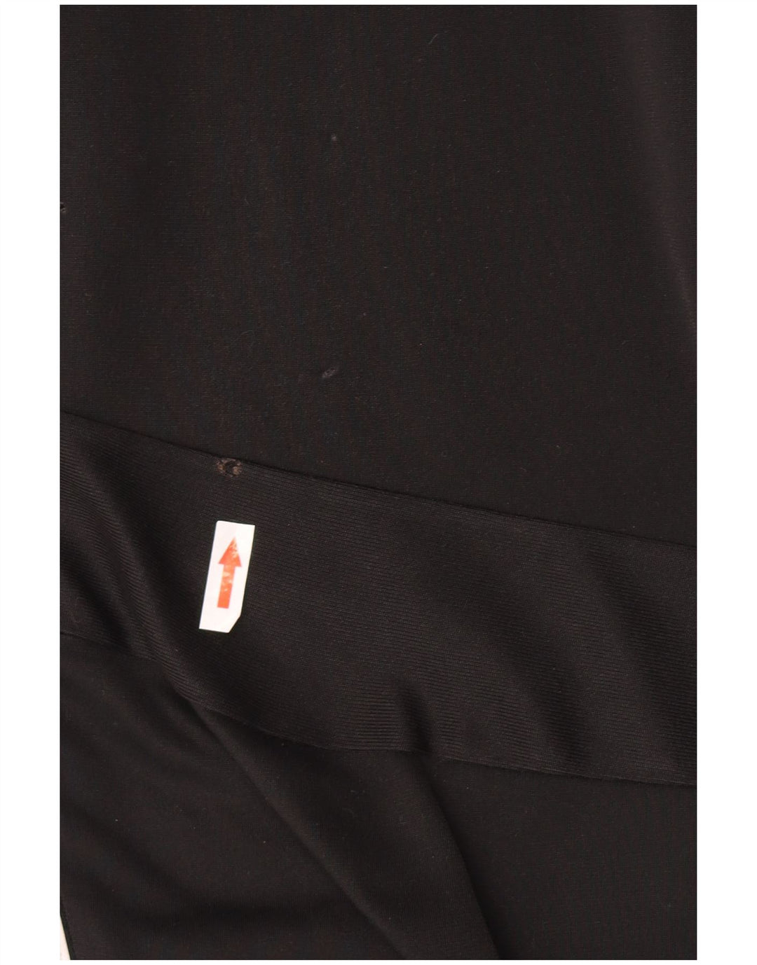 Adidas Herren-Trainingshose, groß, schwarzes Fischgrätenmuster aus Polyester