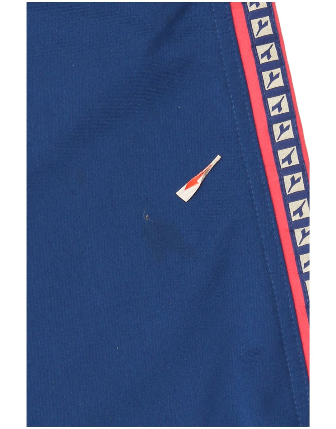 Diadora Herren-Trainingshose mit Grafik, UK 42, Größe L, blau, Polyester