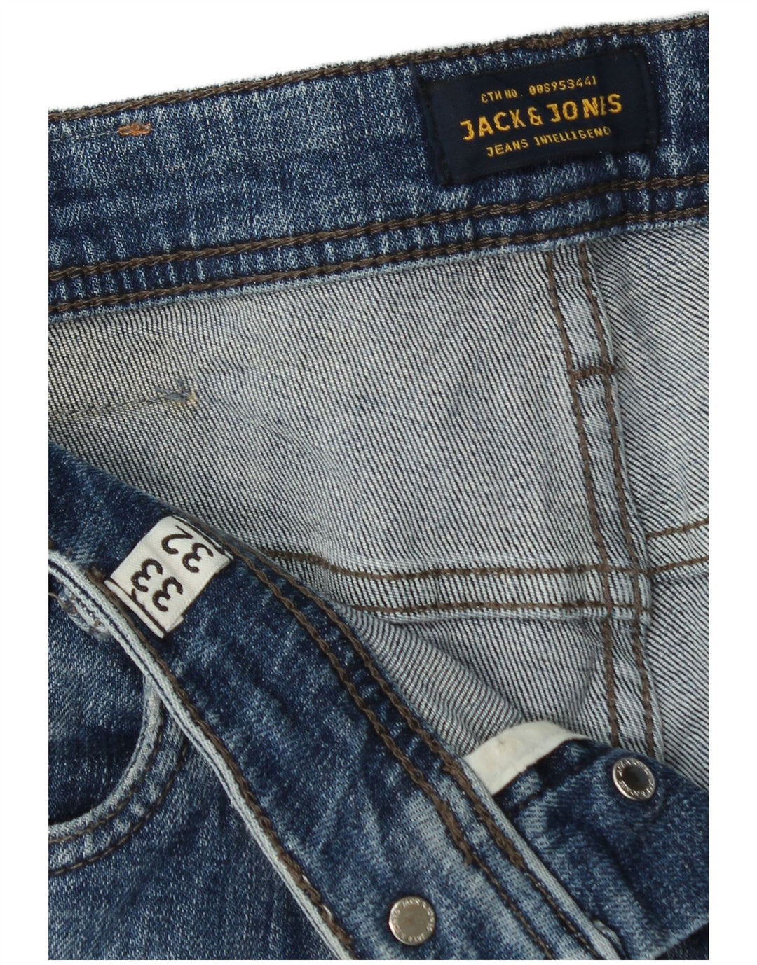 Jack & Jones Herren GLENN Slim Jeans W33 L32 Blau