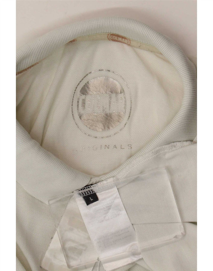 Colmar Herren-Poloshirt, groß, weiß, Elasthan