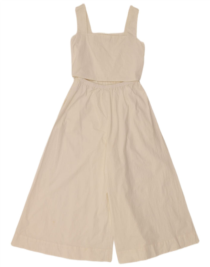 Cos Ärmelloser Overall für Damen, EU 34, XS, weiße Baumwolle