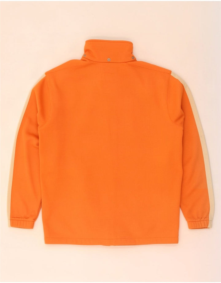 Diadora Damen-Trainingsanzug-Top-Jacke, UK 12, Mittelorange, Farbblock