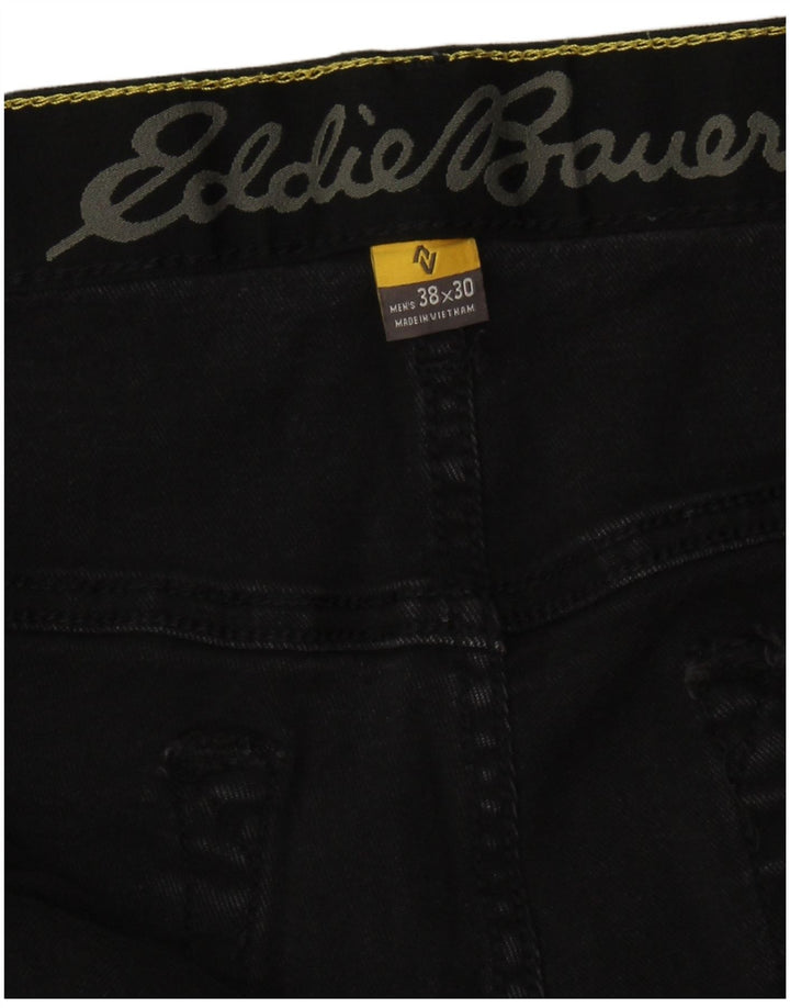 Eddie Bauer Herren Straight Jeans W38 L30 Schwarz