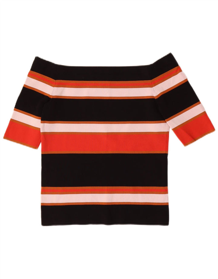 Schulterfreies Damen-Top von Massimo Dutti, Größe S, mehrfarbig, gestreift