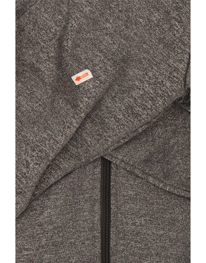 Ellesse Damen-Kapuzenpullover mit Reißverschluss, Größe S, Grau, Farbblock-Polyester