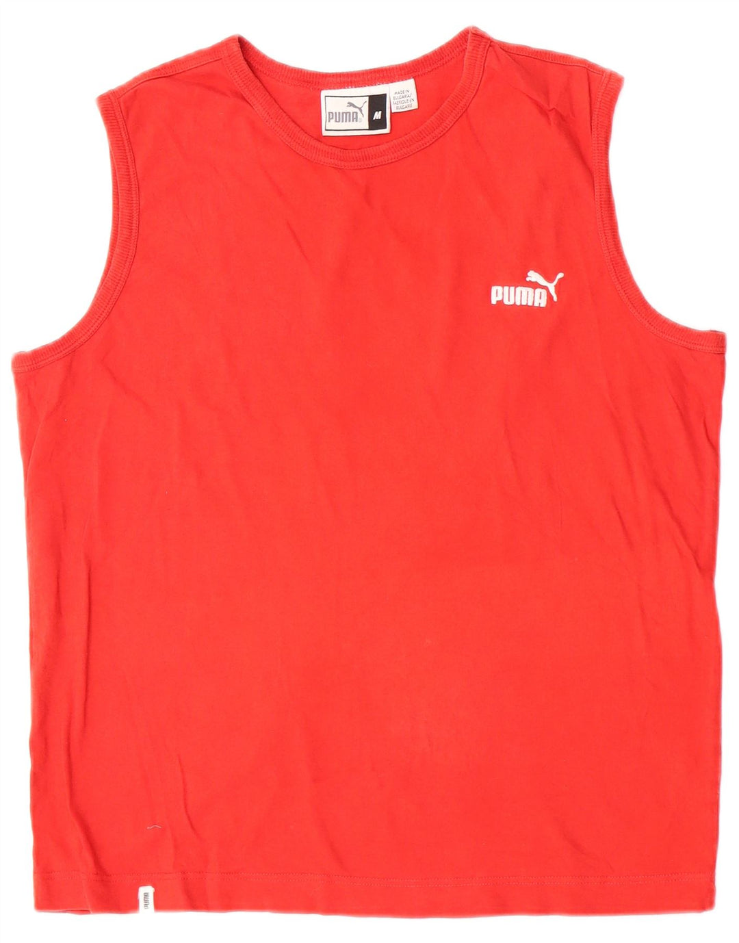 Puma Herren Weste Top Mittelrote Baumwolle