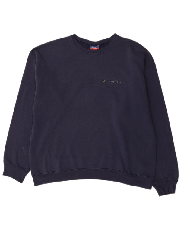 Champion Herren Sweatshirt Pullover XL Marineblau Baumwolle
