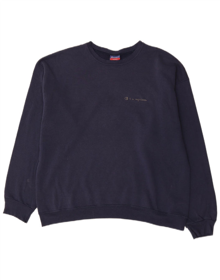 Champion Herren Sweatshirt Pullover XL Marineblau Baumwolle