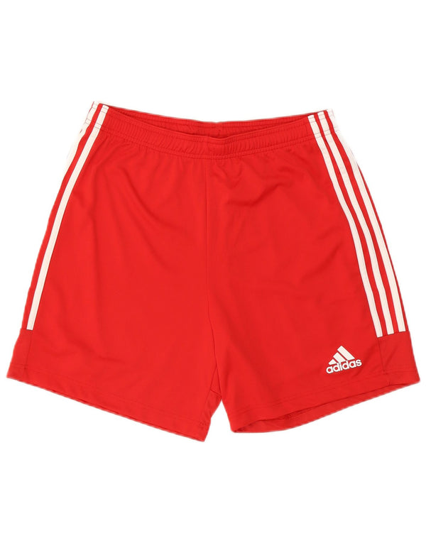 Adidas Mens Aeroready Sport Shorts Medium Red Polyester