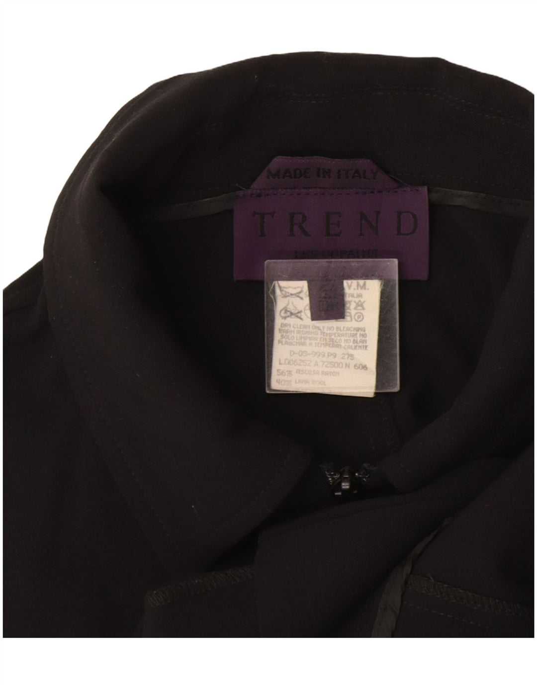 Trend Damen Bomberjacke IT 44 Medium Marineblau Viskose