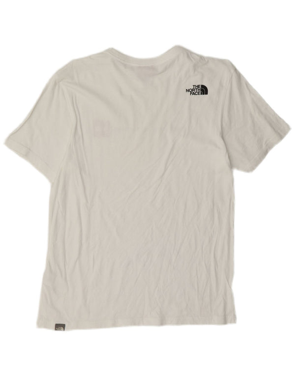 The North Face Herren-T-Shirt mit Grafik, Größe S, weiße Baumwolle