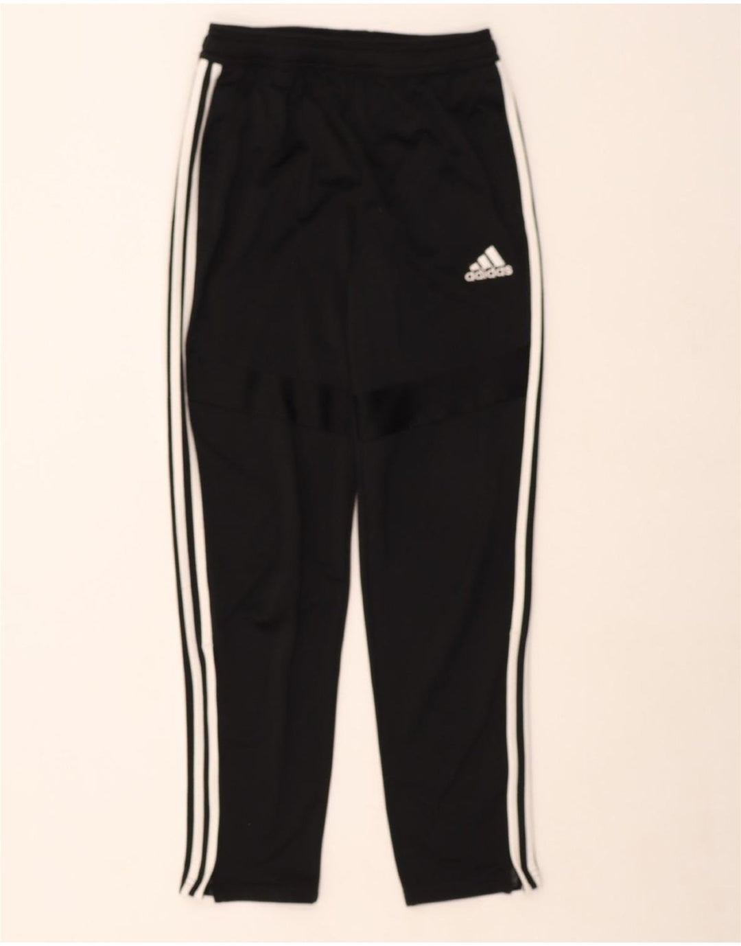 ADIDAS Boys Tracksuit Trousers 13-14 Years  Black Polyester