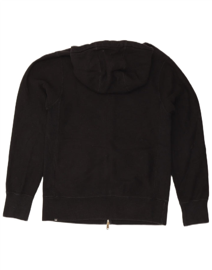 Volcom Herren-Kapuzenpullover mit grafischem Reißverschluss, Größe S, schwarze Baumwolle